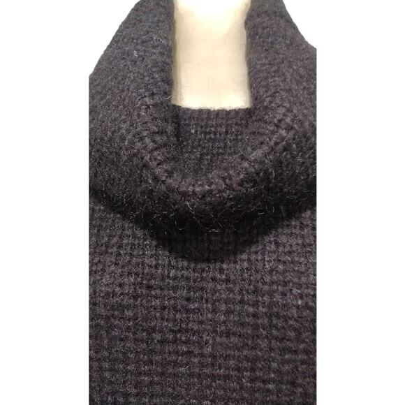 Lauren Ralph Lauren Cowl Neck Bulky Mohair Blend Sweater, Black, Size M - Picture 2 of 4